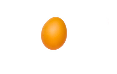 Egg on a white background