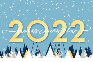 frohes neues Jahr 2022