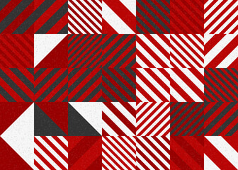 Obraz premium Abstract Geometric Pattern generative computational art illustration