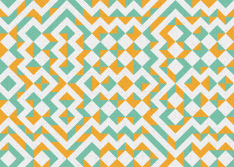 Abstract Geometric Pattern generative computational art illustration