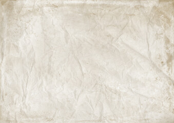Crumpled paper texture background