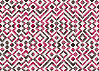 Abstract Geometric Pattern generative computational art illustration