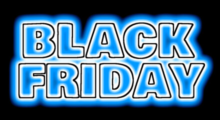 Black Friday sale sign, tag or banner