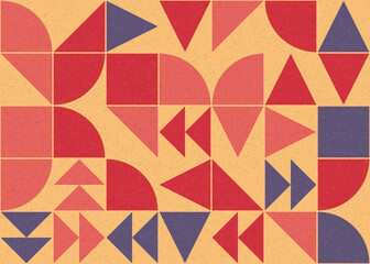 Abstract Geometric Pattern generative computational art illustration