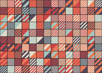 Abstract Geometric Pattern generative computational art illustration