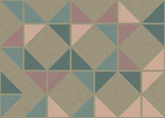 Abstract Geometric Pattern generative computational art illustration