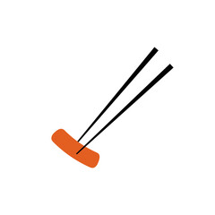 Tteokbokki Noodle vector. Korean food. Spicy rice cake. Tteokbokki logo design.