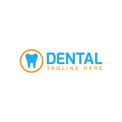 dental logo design vector. logo template