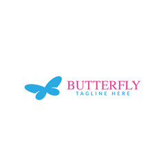 butterfly logo design vector. logo template