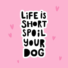 vector template of a dog related poster