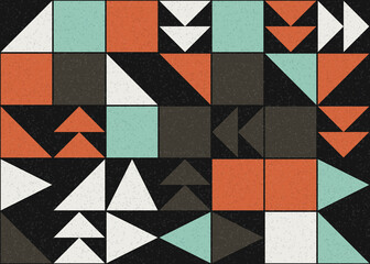 Abstract Geometric Pattern generative computational art illustration