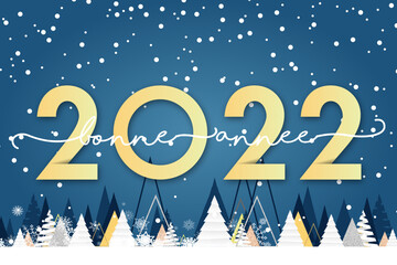 2022 - Bonne année - happy new year