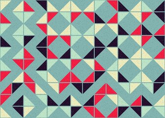 Abstract Geometric Pattern generative computational art illustration