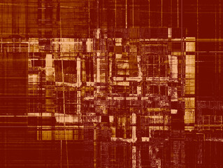 Brown abstract pattern with striking inserts of dark and light colors. Surreal wall canvas in modern art style. For your wallpapers, projects and works.