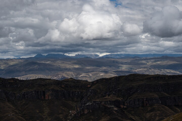 Mountains in Huanuco, Peru