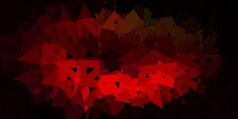 Dark multicolor vector gradient polygon texture.
