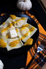 ravioli with pumpkin and ricotta recipe