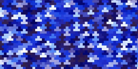 Light Pink, Blue vector texture in rectangular style.