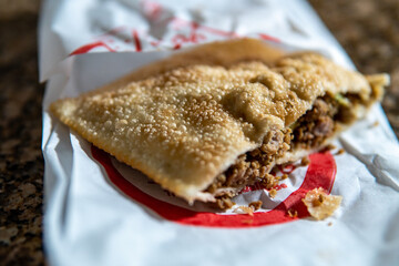brazilian fried pastel to delivery - open market food style