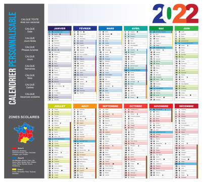 Calendrier 2022