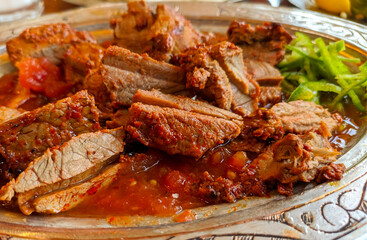 Grilled lamb