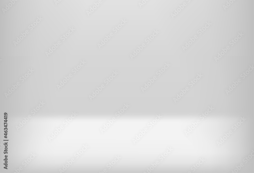 Aufkleber Bright empty stage. Empty showcase for your content. 3D style realistic vector illustration