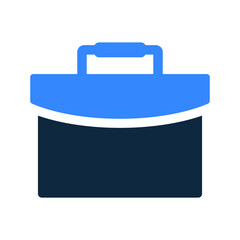 Bag, office, suitcase icon. Simple editable vector illustration.