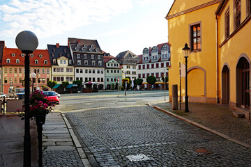 Naumburg an der Saale Blick auf den Marktplatz