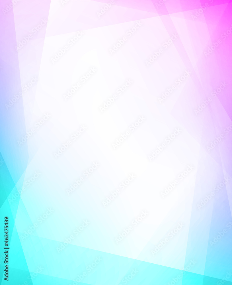 Poster Abstract colorful polygonal background with copy space