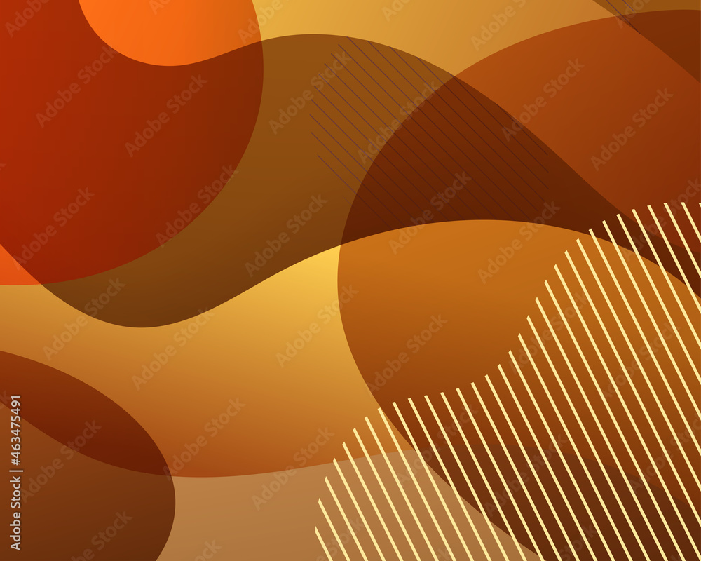 Poster golden abstract geometric vector background