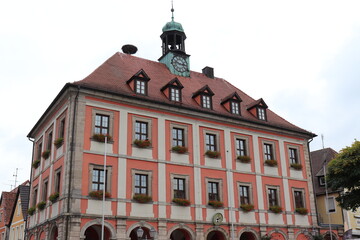 Fototapeta premium Markplatz in Neustadt an der Aisch.