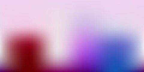 Dark Pink, Green vector gradient blur layout.