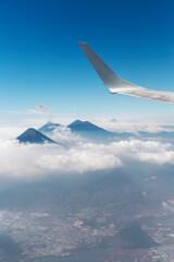 Guatemala city, volcanos, acatenango volcano, guatemala