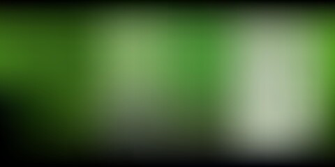 Dark Green vector gradient blur pattern.