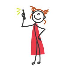 selfies, funny cartoon characters being photographed