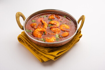 Prawns or shrimp or zinga masala curry
