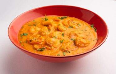 Prawns or shrimp or zinga masala curry