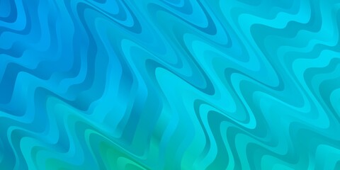 Light Blue, Green vector layout with curves.
