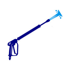 washing logo template,washing vector icon,washing gun silhouette