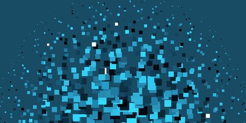 Light BLUE vector texture in rectangular style.