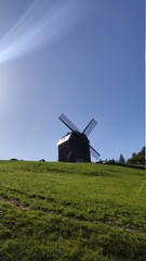 dutch windmill at sunset © Krystyna