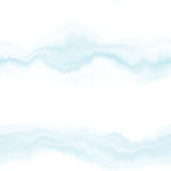 Wavy summer dip dye boho background. Wet ombre color blend for beach swimwear, trendy fashion print. Dripping wave digital watercolor swirl effect. High resolution seamless pattern art material. © Nautical