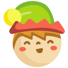 elf flat icon