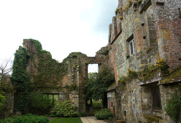 Old manor house ruins in England