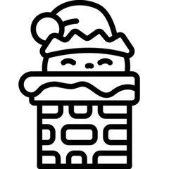 chimney line icon