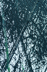 abstract black and white background, cracked rubber