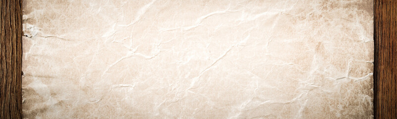 Vintage retro banner background. Aged antique parchment paper