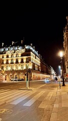 Fototapeta premium night city street