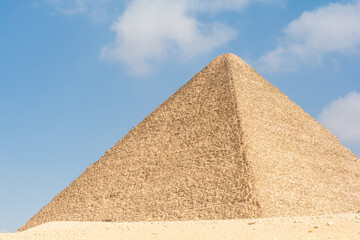 Fototapeta na wymiar The Great Pyramid in Giza necropolis, Egypt