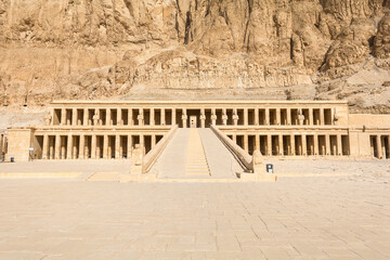 Mortuary temple of queen Hatshepsut in ancient Thebes, Luxor, Egypt